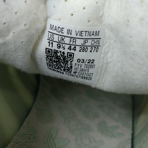 Adidas Retropy E5 Linen Green Womens Running Shoes Size 11 Sneakers GW9419 - Picture 3 of 9